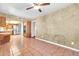 Cozy dining area featuring tile floors, light-colored walls, and seamless flow into the kitchen at 2346 E Jasmine St, Mesa, AZ 85213