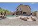Beautiful backyard with pool, patio and fire pit perfect for entertaining at 2408 W Saint Kateri Dr, Phoenix, AZ 85041