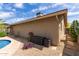 Backyard featuring desert landscaping, and an inviting blue pool at 2920 W Michigan Ave, Phoenix, AZ 85053