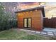 Exterior shot of a modern outbuilding featuring clean lines and large windows at 358 E Whitton Ave, Phoenix, AZ 85012