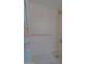 Neutral-toned shower with a shower curtain and grab bar at 4132 E Sweetwater Ave, Phoenix, AZ 85032