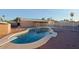 Backyard swimming pool featuring a diving board at 4132 E Sweetwater Ave, Phoenix, AZ 85032