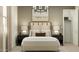 Relaxing bedroom featuring a bed with stylish pillows and a neutral color scheme at 4752 E Topaz Dr, San Tan Valley, AZ 85140