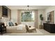 Cozy bedroom features a comfortable bed, modern lighting, and serene decor at 4752 E Topaz Dr, San Tan Valley, AZ 85140