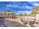 Backyard featuring an outdoor living area with patio furniture at 5342 W Maldonado Rd, Laveen, AZ 85339
