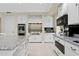 Gourmet kitchen featuring stainless steel appliances, granite countertops, and custom cabinetry at 6467 E Sierra Vista Dr, Paradise Valley, AZ 85253
