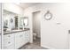 Bright bathroom featuring vanity sink with a mirror at 7684 E Minnezona Ave, Scottsdale, AZ 85251