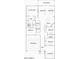Detailed floor plan showcasing open-concept layout, including bedrooms and kitchen at 8142 E Petra Ave, Mesa, AZ 85212