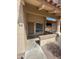 Inviting entrance with a covered porch, desert landscaping and well-maintained walkway at 97 N Cooper Rd # 97, Chandler, AZ 85225