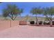 Spacious backyard featuring gravel, and desert landscaping at 1125 E Milada Dr, Phoenix, AZ 85042