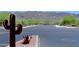 Decorative desert landscaping at the street corner and mountains in the background at 1125 E Milada Dr, Phoenix, AZ 85042