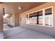 Covered patio featuring views of desert landscaping and a peek at a pool at 11510 E Lomita Ave, Mesa, AZ 85209