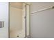 Shower with glass door and towel rack at 1343 W Roadrunner Dr, Chandler, AZ 85286
