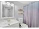 Clean bathroom with vanity, toilet, and decorative accents at 1511 W Mesquite St, Chandler, AZ 85224