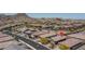Aerial view of the neighborhood with mountain backdrop at 16500 W Caldwell St, Goodyear, AZ 85338