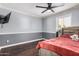 Cozy bedroom with two-tone walls and a comfortable bed at 20626 N 5Th Ave, Phoenix, AZ 85027