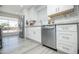 Beautiful kitchen with stainless steel appliances, white cabinets, and marble countertops at 2320 E Mulberry Dr, Phoenix, AZ 85016