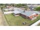 Aerial view of home with a large backyard, covered patio, and neighborhood surroundings at 4010 E Catalina Dr, Phoenix, AZ 85018