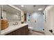 Modern bathroom featuring a nice sink and a stand-up shower at 4450 E Camelback Rd # 4, Phoenix, AZ 85018