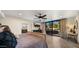 Comfortable main bedroom with a view of the outside and a sliding door at 4450 E Camelback Rd # 4, Phoenix, AZ 85018