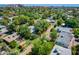 Neighborhood aerial shot showcasing the home's location amidst lush greenery and community at 534 W 15Th St, Tempe, AZ 85281