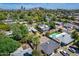 Scenic aerial shot featuring the home with a pool and well-maintained surroundings at 534 W 15Th St, Tempe, AZ 85281