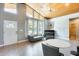 Spacious living area with vaulted ceilings, large windows, and a cozy seating area, offering a comfortable and inviting space at 534 W 15Th St, Tempe, AZ 85281