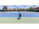 Well-maintained tennis courts offer a vibrant space for recreational sports within the community at 7700 E Gainey Ranch Rd # 102, Scottsdale, AZ 85258