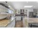 Modern kitchen featuring granite countertops and stainless steel appliances at 7856 E Via Marina --, Scottsdale, AZ 85258