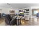 Living room with plush seating, wood flooring, and stylish decor at 7856 E Via Marina --, Scottsdale, AZ 85258