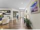 Entryway featuring light walls and lovely wood-look floors at 7856 E Via Marina --, Scottsdale, AZ 85258