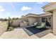 Spacious outdoor patio with a grill, cacti and lounge chairs, perfect for relaxation at 7856 E Via Marina --, Scottsdale, AZ 85258