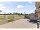 Outdoor patio with built in grill, native landscaping and views of community greenspace at 7856 E Via Marina --, Scottsdale, AZ 85258