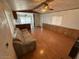 Spacious living room with hardwood floors, ceiling fan and comfortable seating at 8103 E Southern Ave # 157, Mesa, AZ 85209