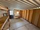 Spacious storage area with shelving, work bench, metal ceiling and concrete floors at 8103 E Southern Ave # 157, Mesa, AZ 85209