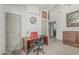 Office with desk, chair, cabinets and closet at 8441 W Foothill Dr, Peoria, AZ 85383