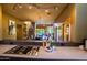 Open concept kitchen with a gas cooktop overlooking the living and dining areas at 8502 E Cave Creek Rd # 61, Carefree, AZ 85377