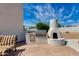 Built-in barbecue area with stainless steel grill and ample counter space for outdoor cooking and entertaining at 13238 N 78Th St, Scottsdale, AZ 85260