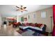 An open-concept floorplan, featuring the kitchen, dining area and living room, providing great space to relax at 13256 N 153Rd Ln, Surprise, AZ 85379