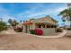 Charming exterior with colorful flowers and a covered patio, enhanced curb appeal at 14254 N Boxwood Ln # 158B, Fountain Hills, AZ 85268