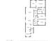 Detailed floor plan showcasing the layout of the home, including bedroom, bathroom, kitchen and living areas at 14793 W Surrey Dr, Surprise, AZ 85379