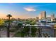Scenic balcony view of the city skyline at sunset at 17 W Vernon Ave # 412, Phoenix, AZ 85003