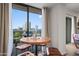 Balcony with a high-rise city view from a small, intimate seating arrangement at 17 W Vernon Ave # 412, Phoenix, AZ 85003