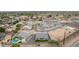 Aerial view of a neighborhood featuring homes with manicured lawns and community charm at 1704 E Melrose St, Mesa, AZ 85203