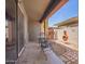 Cozy patio with a round table and chairs perfect for relaxing outdoors at 1730 W Emelita Ave # 1008, Mesa, AZ 85202