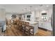Open kitchen and dining area with lots of natural light at 7320 E Pierce St, Scottsdale, AZ 85257