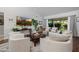 Inviting living room with modern decor, comfortable seating, and sliding glass doors to the outdoor space at 7615 E Tucson Rd, Scottsdale, AZ 85258