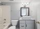 Updated bathroom featuring a modern sink, vanity, and shower-tub combo at 8061 E Glenrosa Ave, Scottsdale, AZ 85251