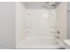 Clean and bright shower tub combo with a white interior at 8061 E Glenrosa Ave, Scottsdale, AZ 85251