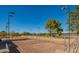 Outdoor sand volleyball court illuminated by overhead lights in a well maintained recreational area at 8061 E Glenrosa Ave, Scottsdale, AZ 85251